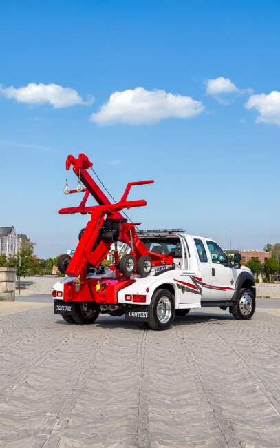 White Century tow truck
