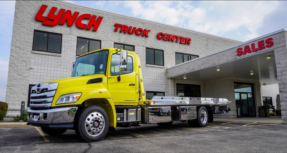 Lynch office with a truck